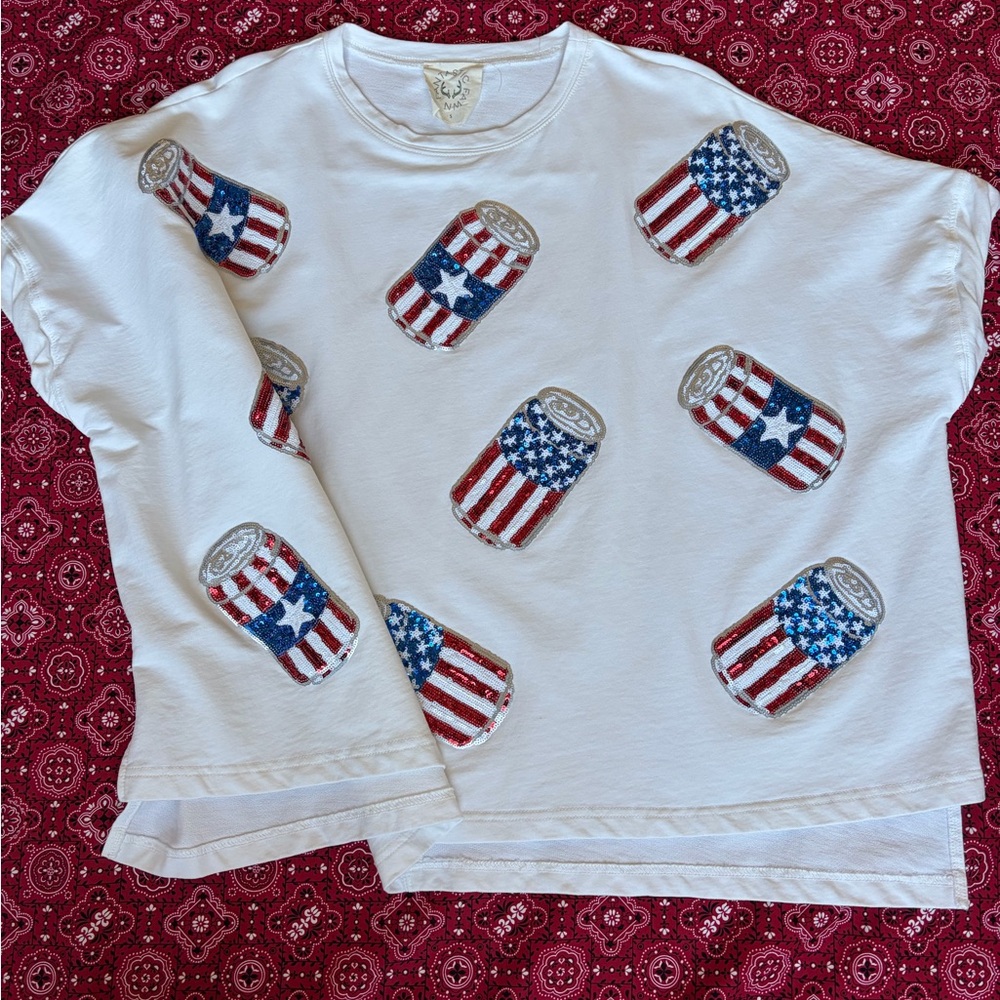 NWT Americana Beer Top